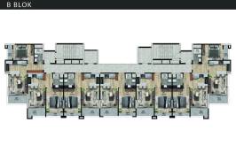 1+1 apartments in a new complex in Mersin, Cesmeli - IBL011 - photo 54