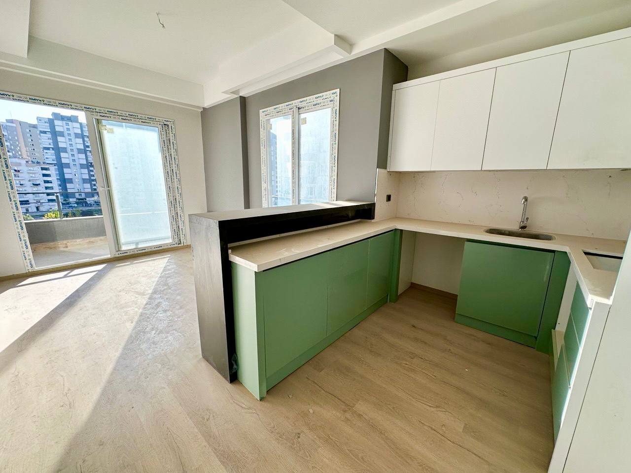 Новая квартира с ремонтом 1+1 в Тедже, Мерсин - Aa46719vw