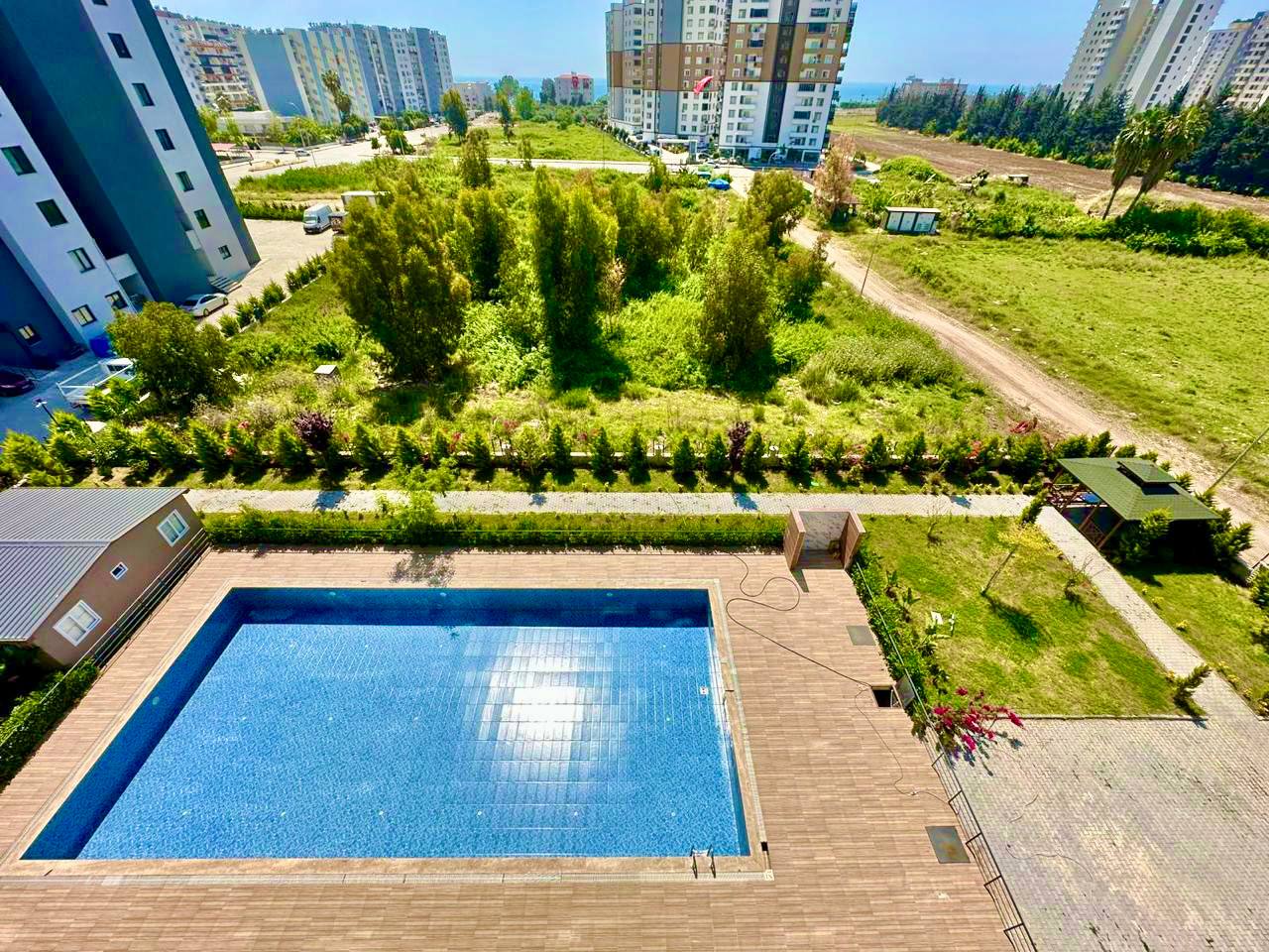 Квартира 1+1 в новостройке рядом с морем в Мерсине, Тедже - As390432