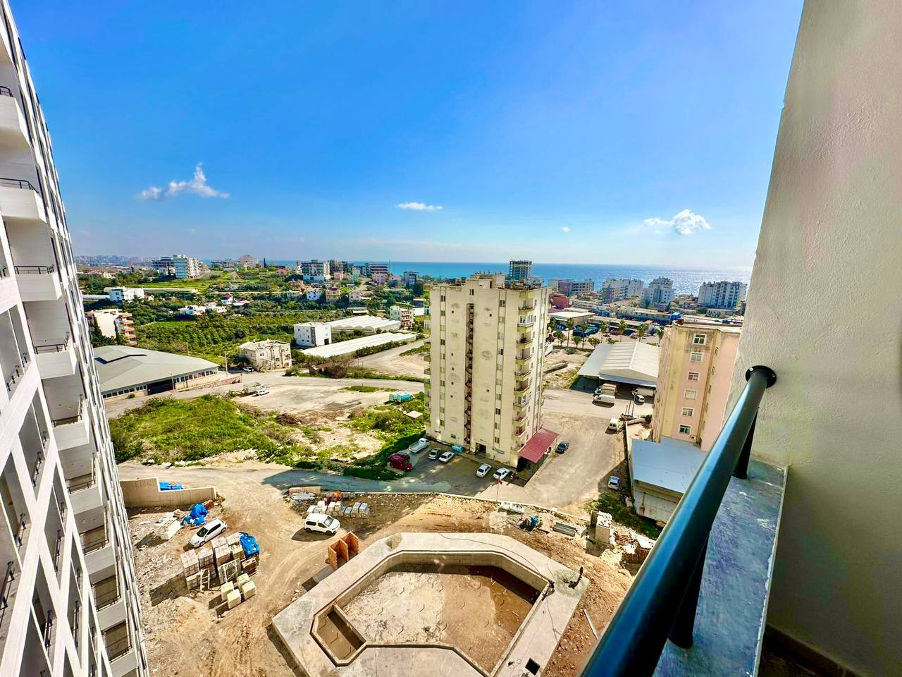 Квартира 1+1 с видом на море в Мерсине, Коджахасанлы - ILE001164