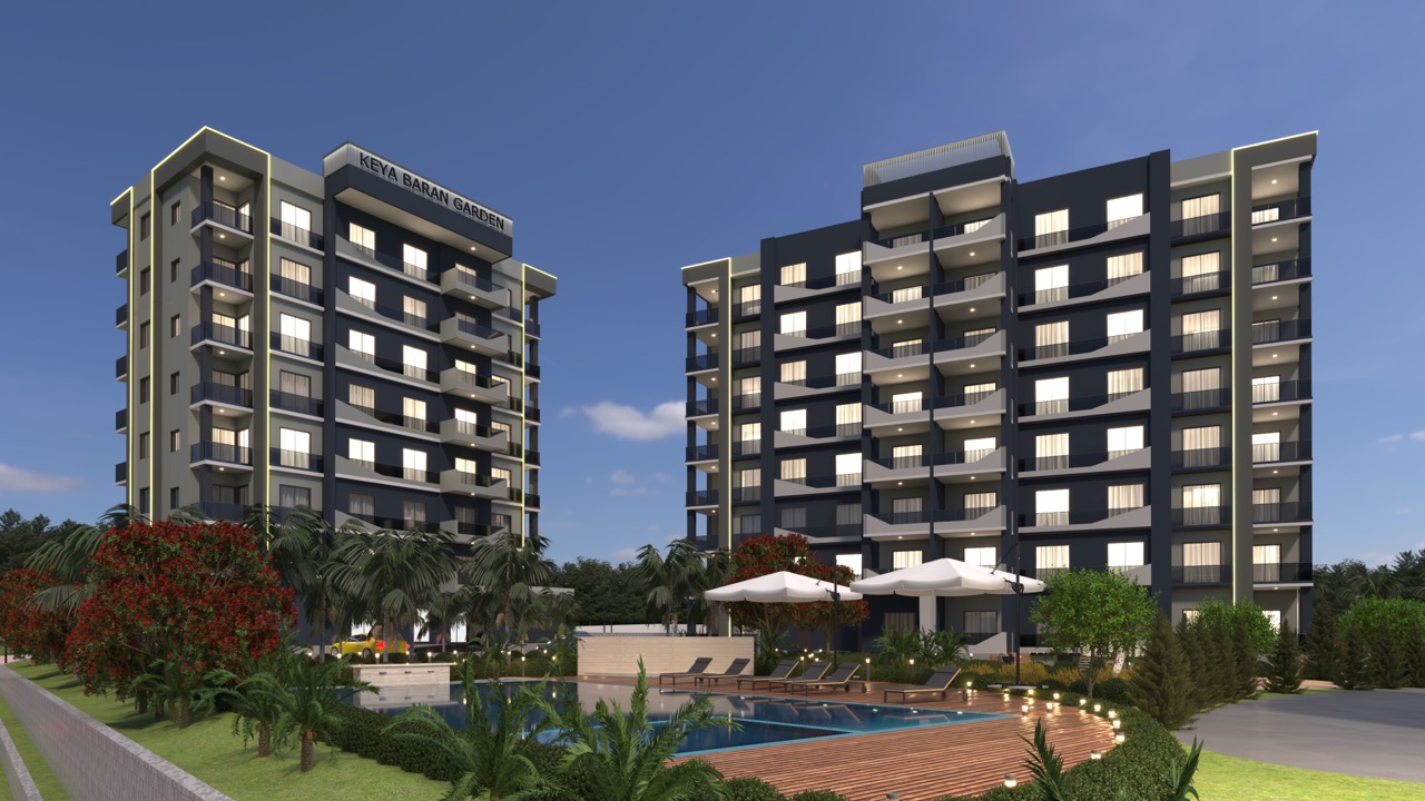 New 2+1 Apartment Complex in Mersin, Mezitli - Ygt0121