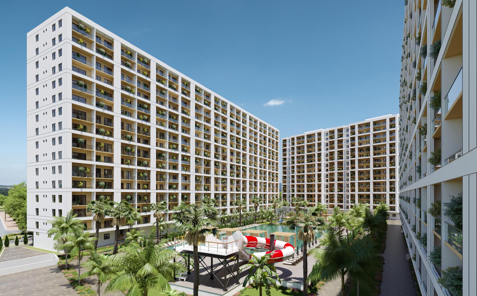 New large complex of 2+1 apartments in Mersin, Arpaçbakhşış - KKO0221