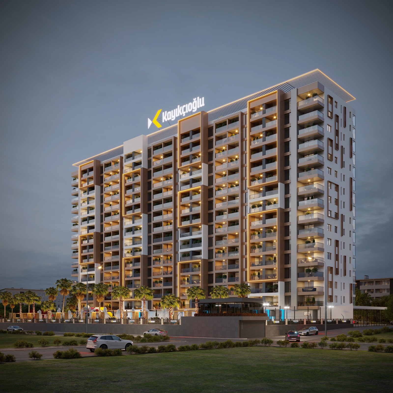 New 1+1 apartment complex on the second coastline in Mersin, Tomük - KKO0311