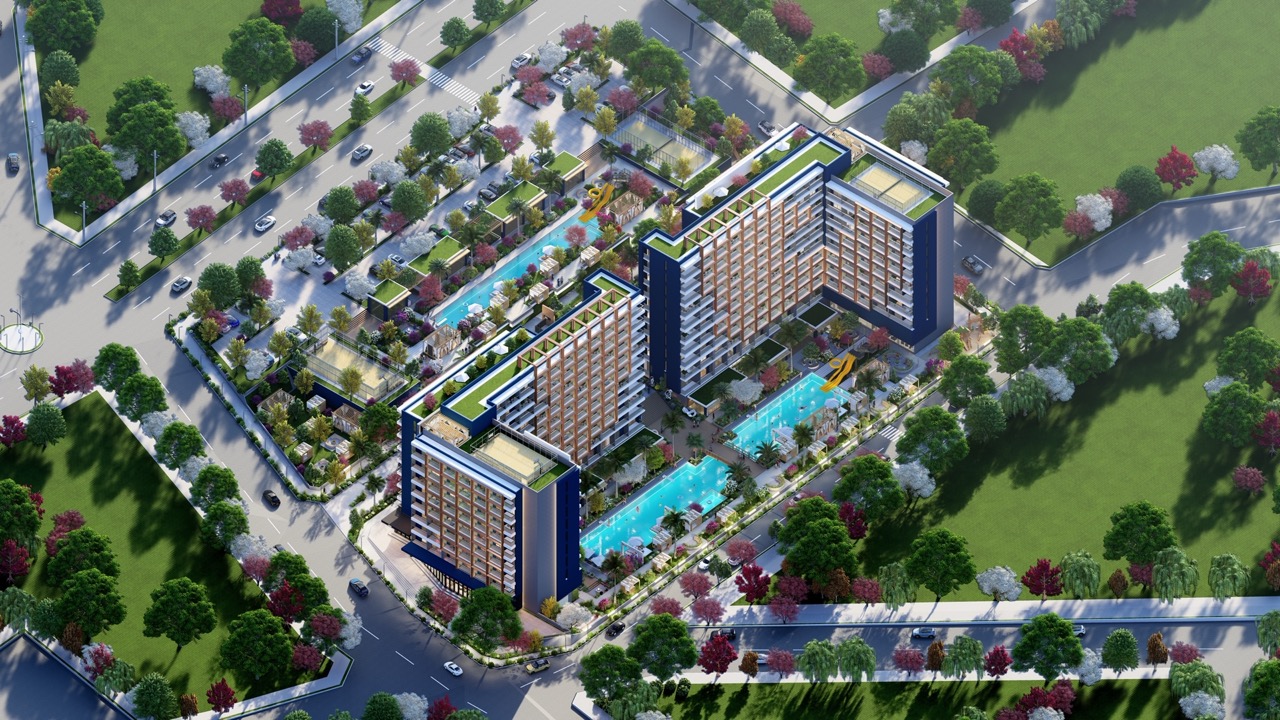 Verkaufsstart eines neuen Hotelkomplexes in Mersin, Apartments 1+1 - RIO211