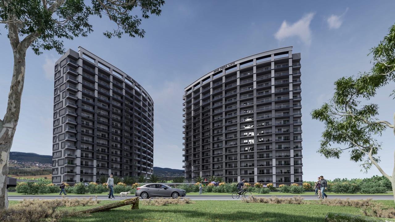 Apartment 1+1 in Tomyuk, Mersin - mzpl9801