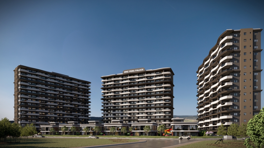 1+1 apartments in a new complex in Mersin, Ayaş - MZPP11