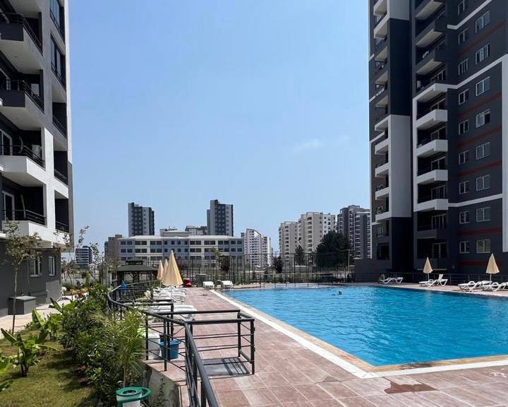 2+1 apartment in a new building with gas heating, Mersin, Teje - NA656421v