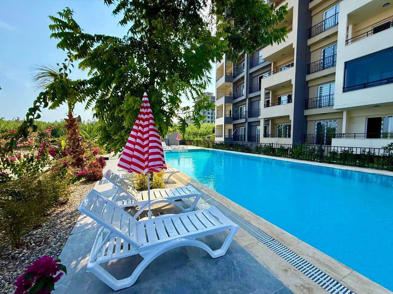 Studio apartment in a new complex by the sea, Kargıpınarı, Mersin - SMSE11v