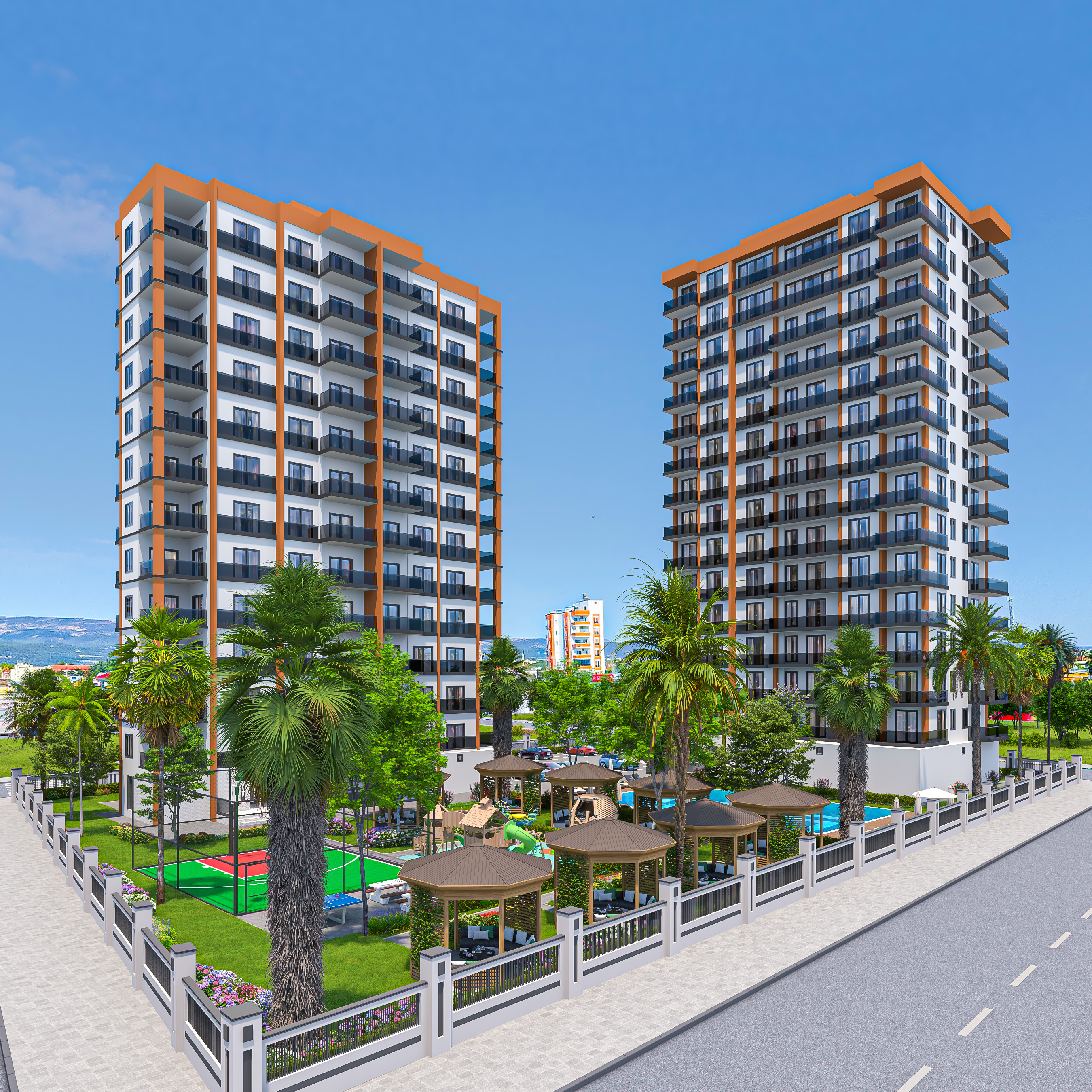 Новый комплекс квартир 2+1 в Мерсине, Арпачбахшиш - Ygt0421