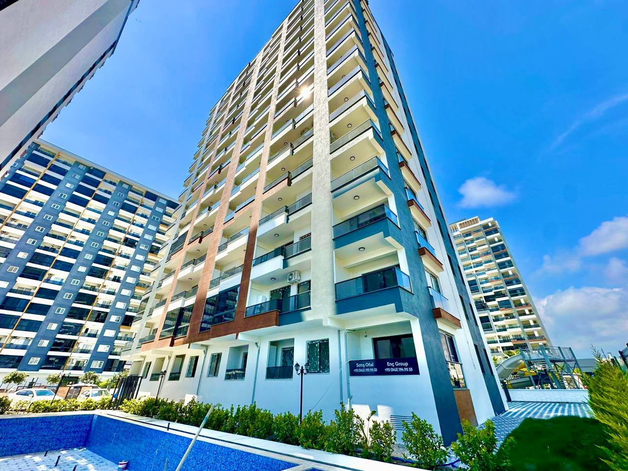 Квартиры 1+1 в новом комплексе в Мерсине, Томюк - TP2011