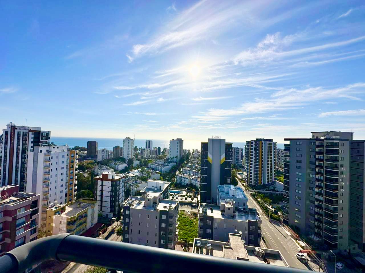 Квартира 3+1 с видом на море и горы Мерсин, Тедже - As750301w