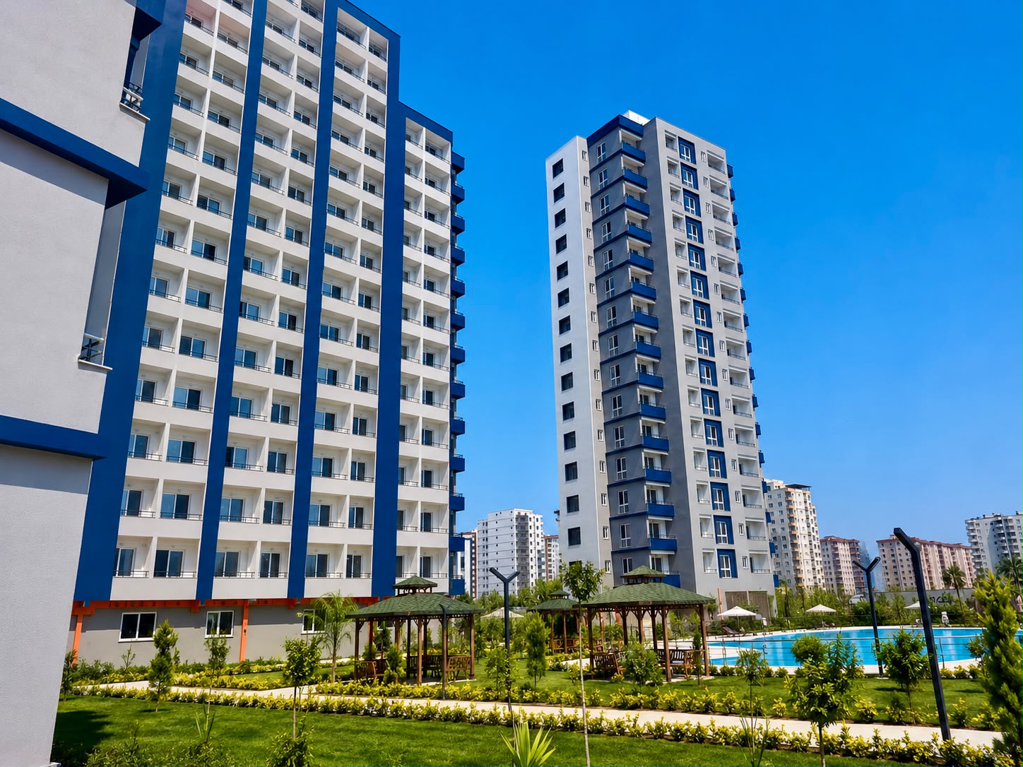 Квартира 2+1 в новом комплексе в Мерсине, Чешмели - IBL002117