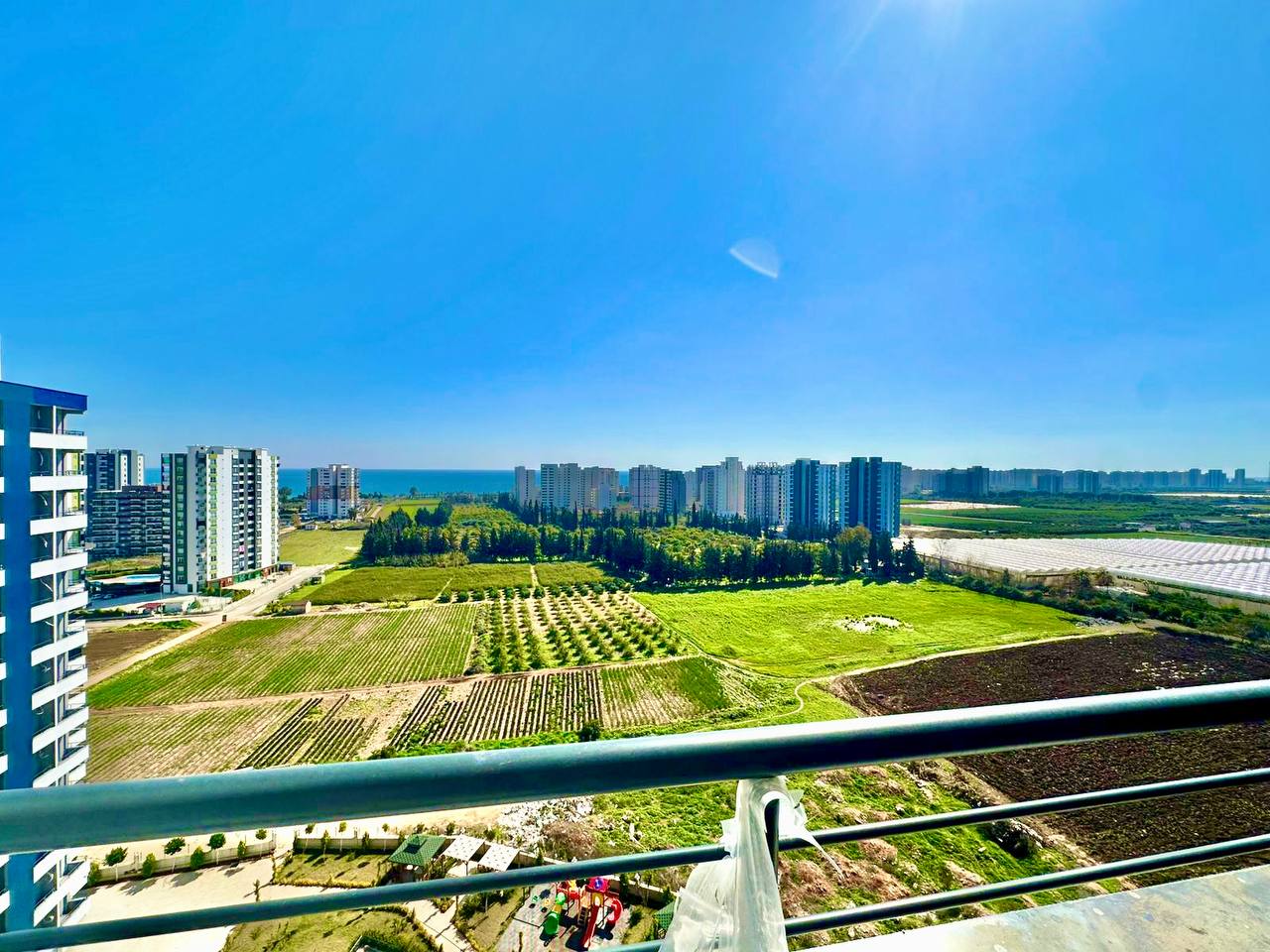 Кватэра 1 +1 з выглядам на моры ў Тэджы, Мерсін - IBR001162