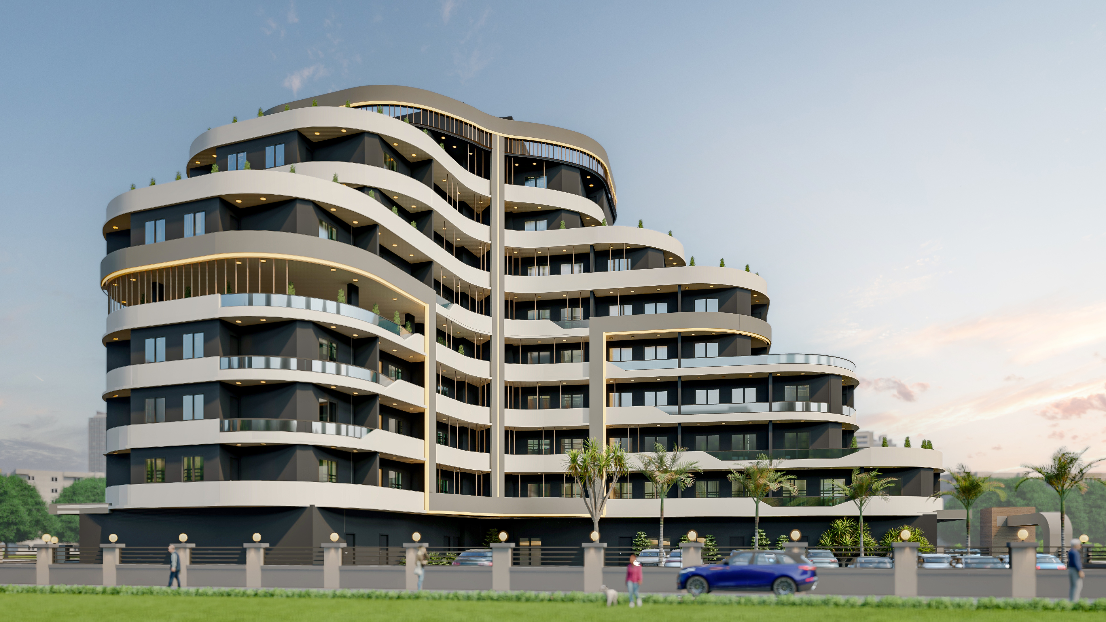 Новый комплекс квартир 1+1 в Мерсине, Томюк - Ygt0211