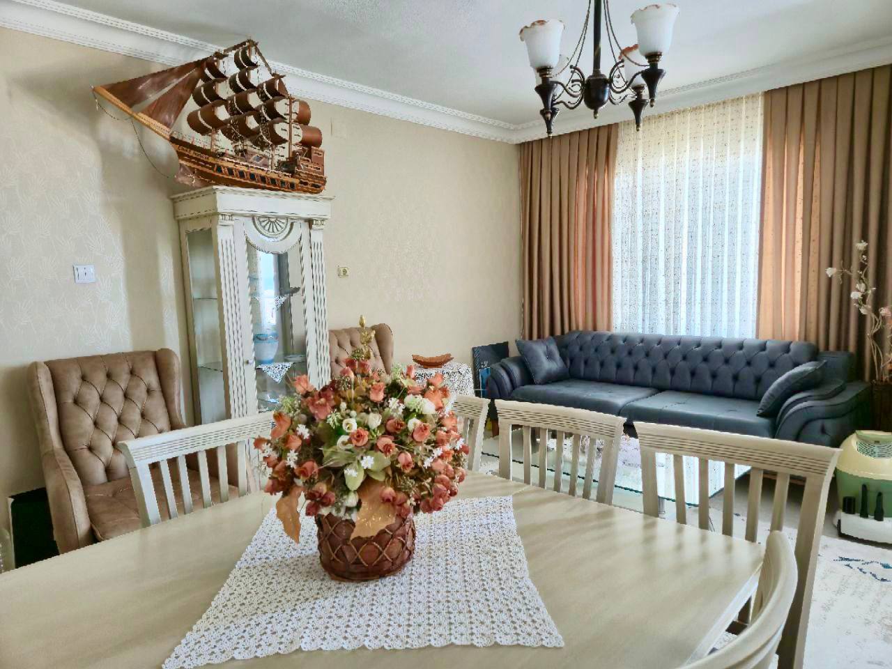 Apartment 3+1 in Mersin, Mezitli - FT75202