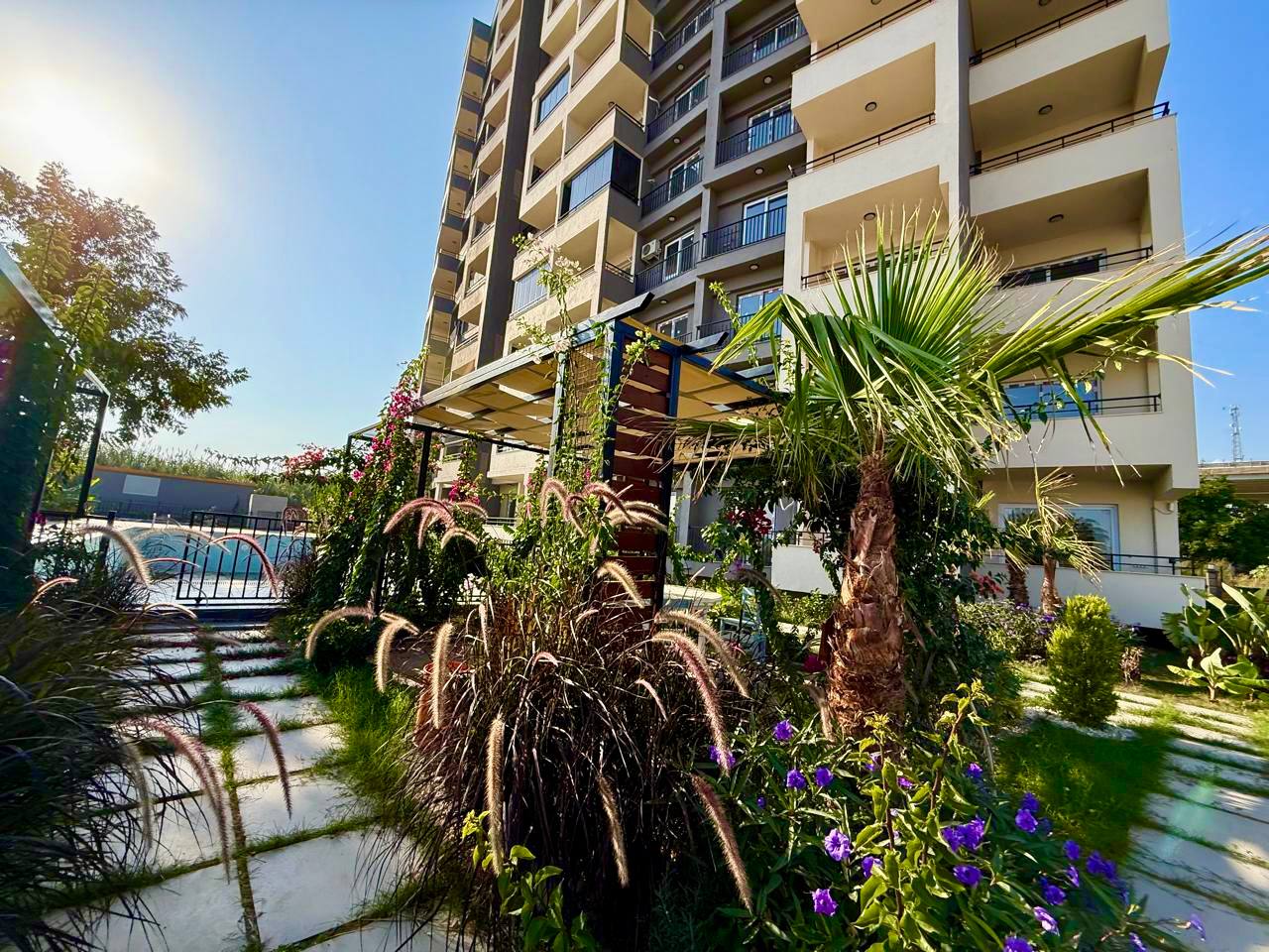 Квартира-студия в новом комплексе у моря, Каргыпынары, Мерсин - SMSE11t2