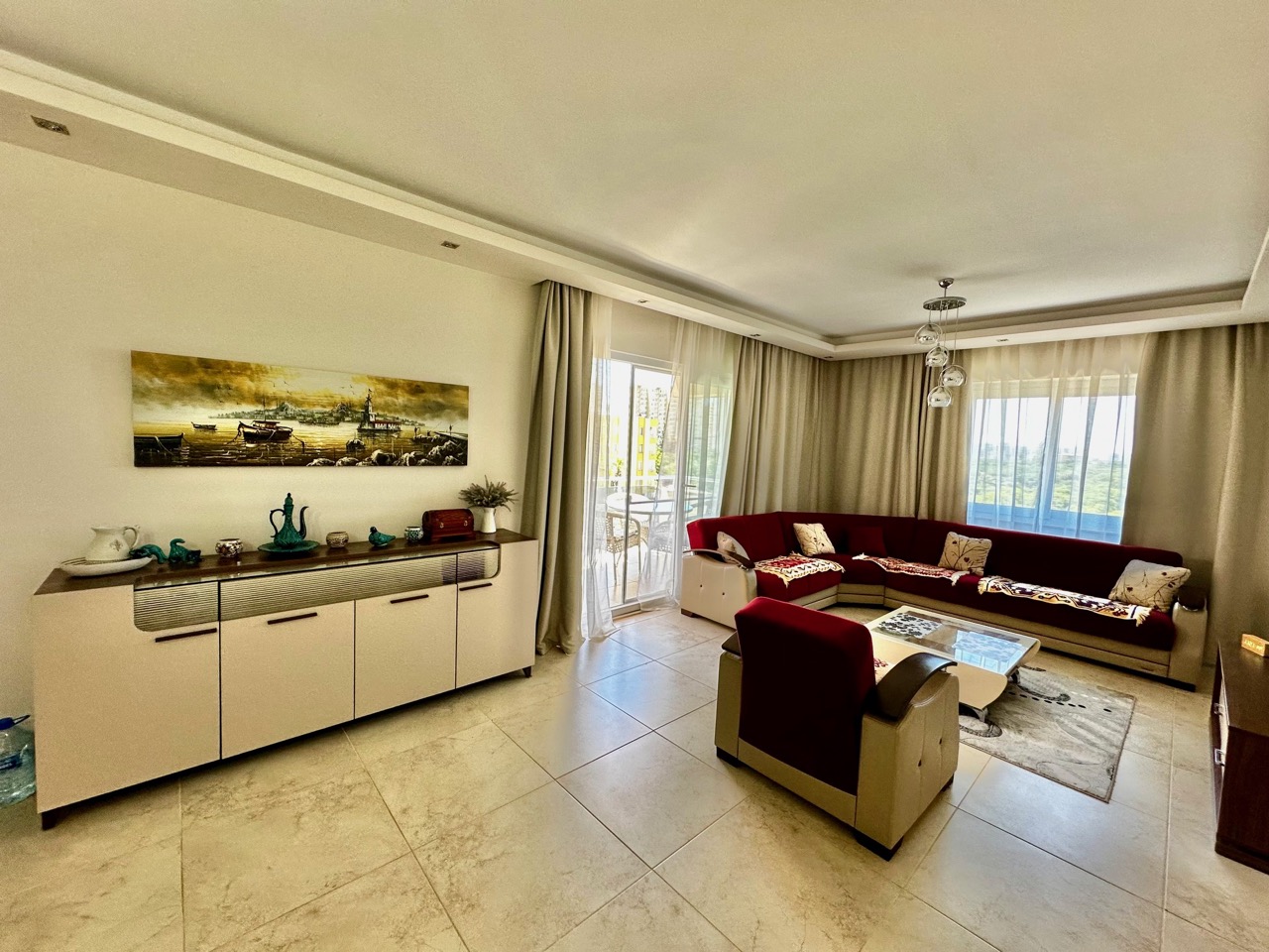 Apartment 2+1 in Cesmeli, Mersin. Under residence permit, with furniture - ASF2080 