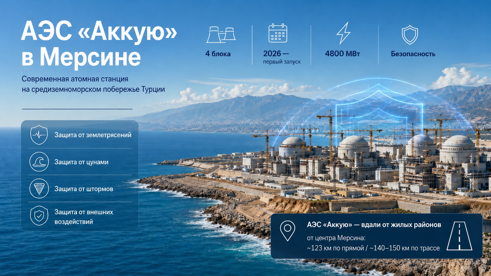 АЭС «Аккую» в Мерсине