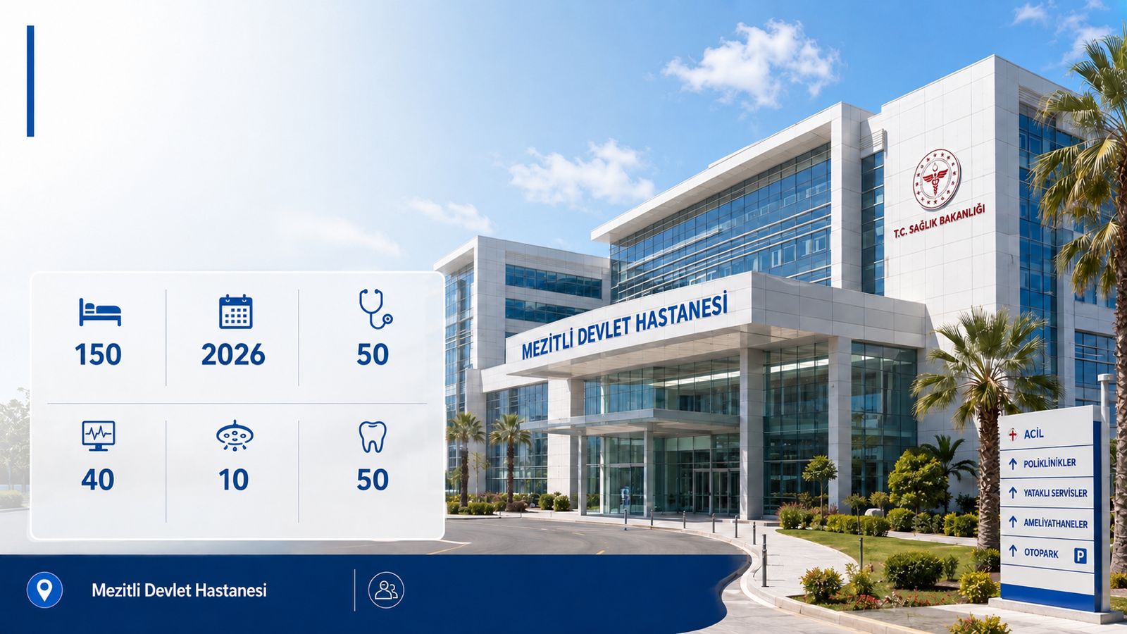 Mezitli'de yeni devlet hastanesi