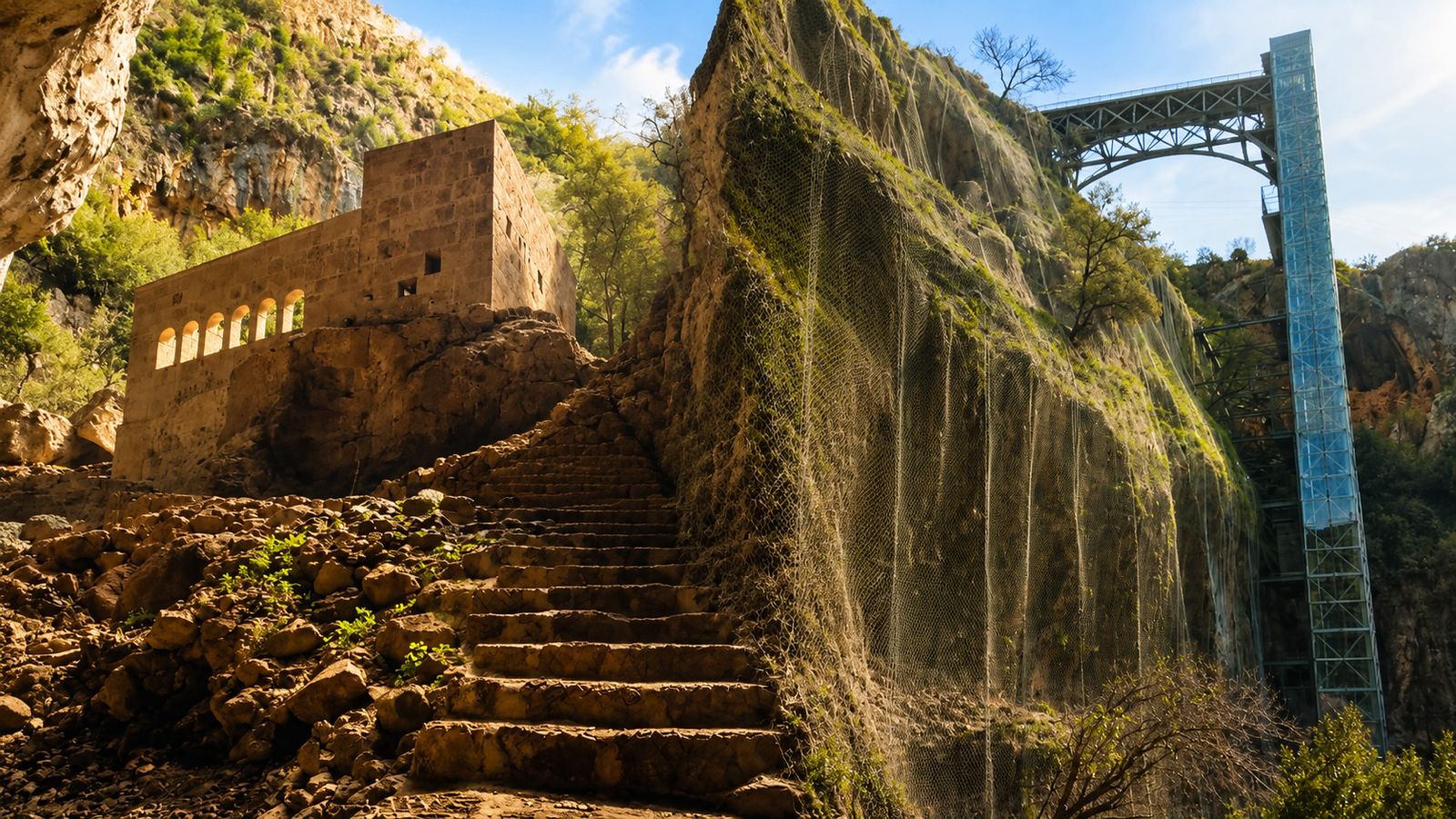 Höhlen des Himmels und der Hölle in Mersin