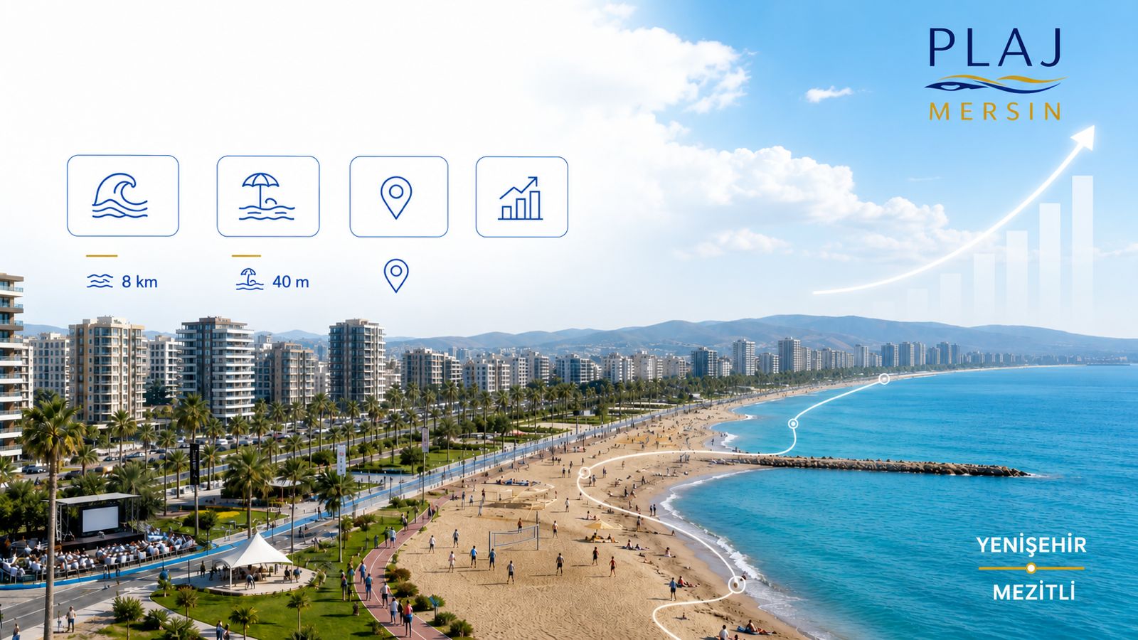 Mersin'de yeni bir şehir plajı açılacak