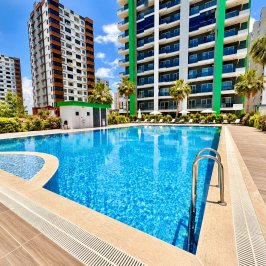 1+1 apartment in a new complex in Mersin, Mezitli - Aa407011 - photo 46