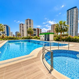 1+1 apartment in a new complex in Mersin, Mezitli - Aa407011 - photo 47