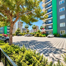 1+1 apartment in a new complex in Mersin, Mezitli - Aa407011 - photo 52