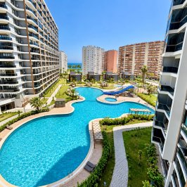 1+1 apartment in a premium complex in Mersin, Tomük - Aad701138 - photo 47