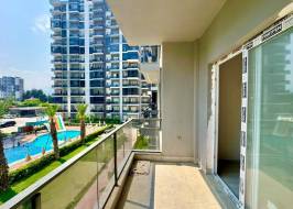 Новая квартира 1+1 в комплексе рядом с морем в Тедже, Мерсин - Aa511154 &mdash; фото 48