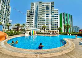 Квартира 1+1 в новом доме рядом с морем в Мерсине, Мезитли - Aa530175 &mdash; фото 37