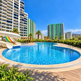 Квартира 1+1 в новом доме рядом с морем в Мерсине, Мезитли - Aa530175 &mdash; фото 33