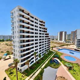 Квартира 1+1 в новом комплексе премиум класса в Мерсине, Томюк - Aa44760 &mdash; фото 49