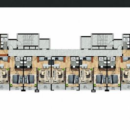 2+1 apartment in a new complex in Mersin, Cesmeli - IBL002117 - photo 65