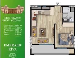 Large 1+1 apartment in Mersin, Tomük - ERV119 - photo 69