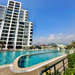 Furnished 1+1 apartment in a new complex in Tece , Mersin - Aa580741 - photo 48