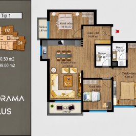 New development in Turkey, Mersin, Tece , 3+1 apartments - PP31 - photo 44