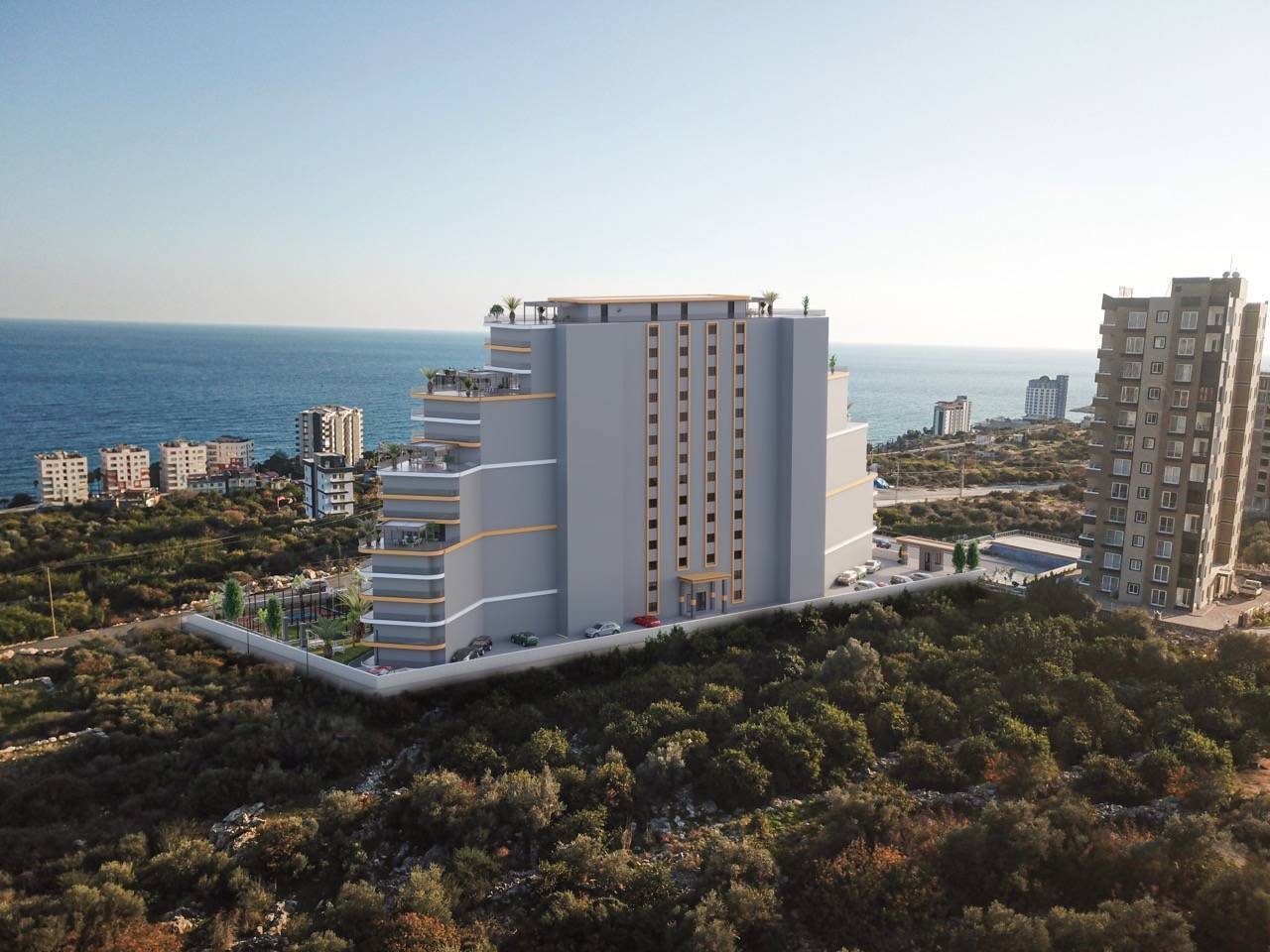 Mieszkanie 3 pokoi 110 m² Mezitli, Turcja
