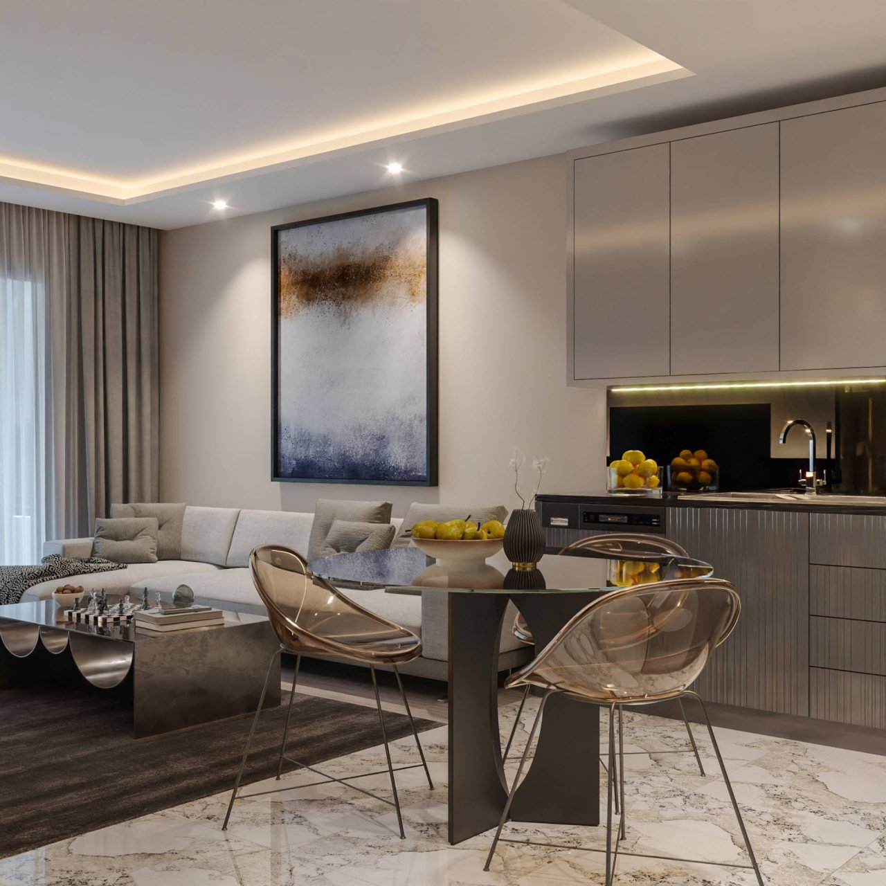 Квартира 3 комнаты 120 м² Мезитли, Турция