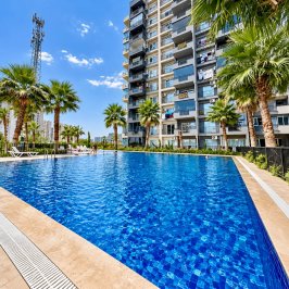 New building in Mersin, Cesmeli, 1+1 with panoramic views, 10th floor - OZHOL1011v - photo 47