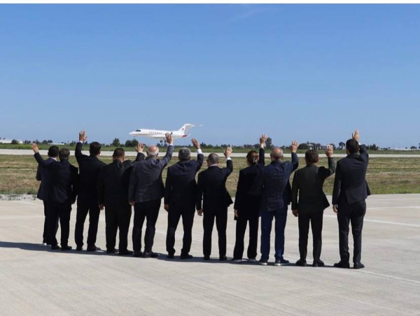The launch of the first flight in Chukurova Airport in Mersin