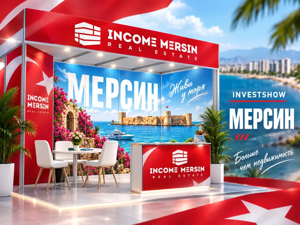 Стенд INCOME MERSIN на выставке INVESTSHOW в Москве