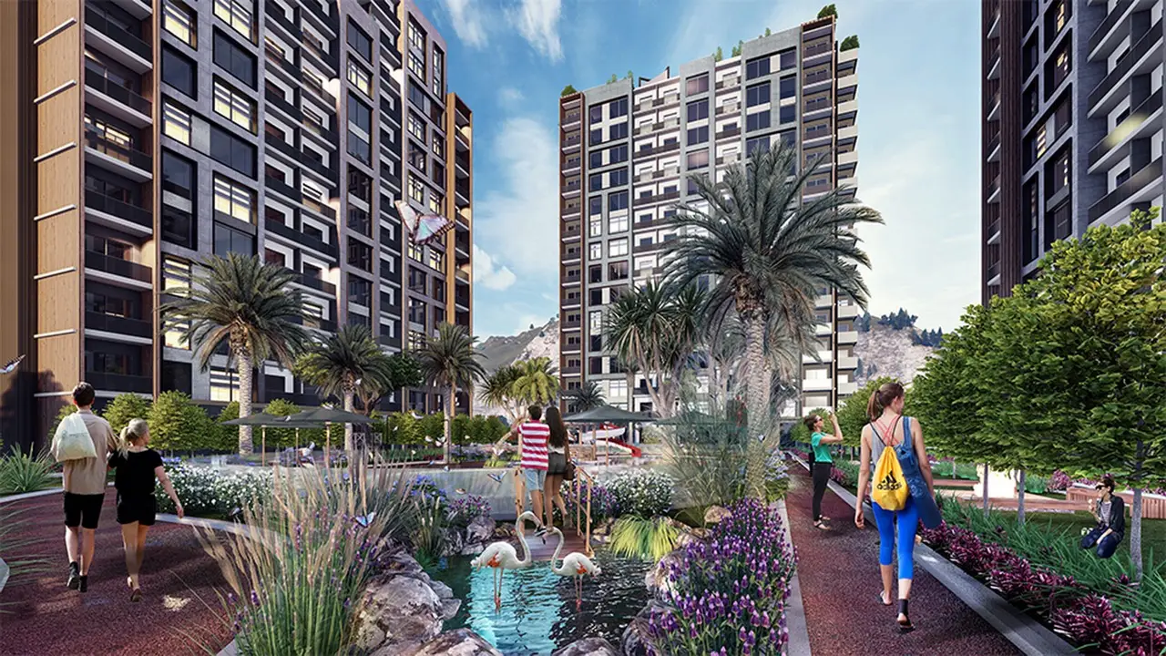 Комплекс квартир 1+1, Тедже, Мерсин - ILEL11