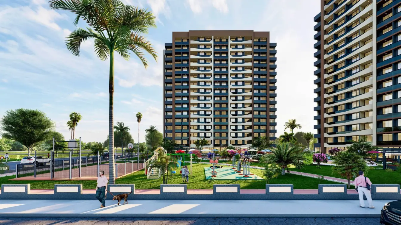 1+1 apartment with an excellent layout in Mersin, Tomük - IHT0011814