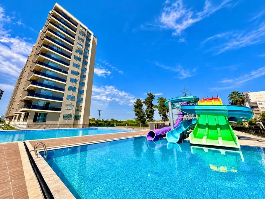 New large 1+1 apartment in Mersin, Kargıpınary - NA509517