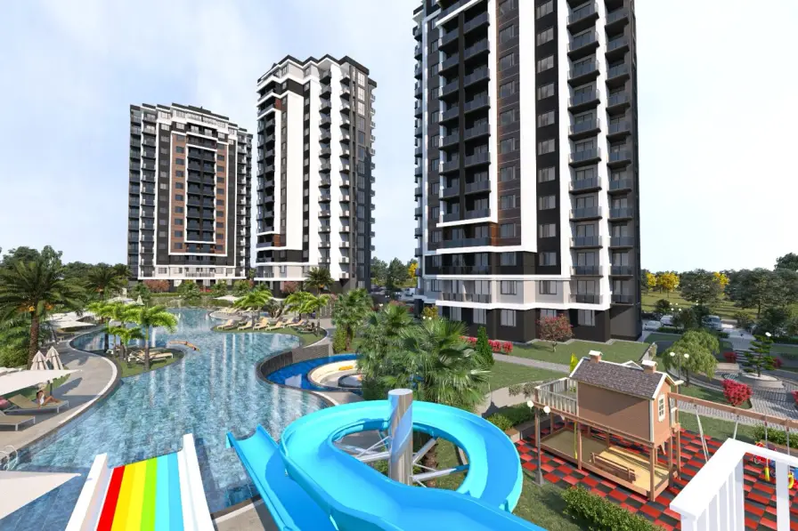 Квартири 1+1 в Мезитлі, Мерсін - MAKENT11