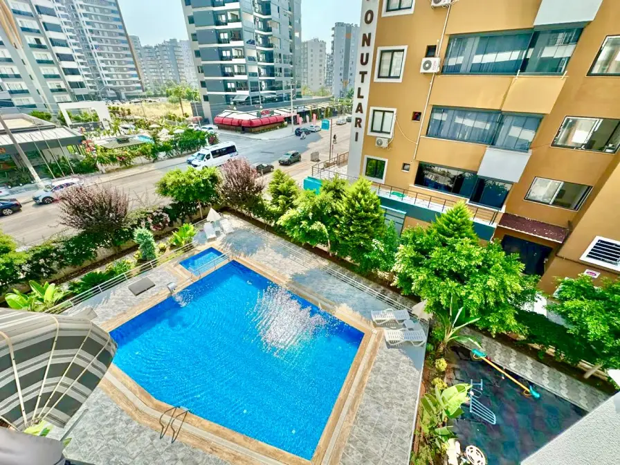 Möbliertes 1+1-Apartment am Meer in Tece, Mersin - Aa530745
