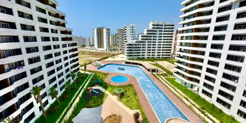 Квартира 1+1 в новом комплексе премиум класса в Мерсине, Томюк - Aa44760