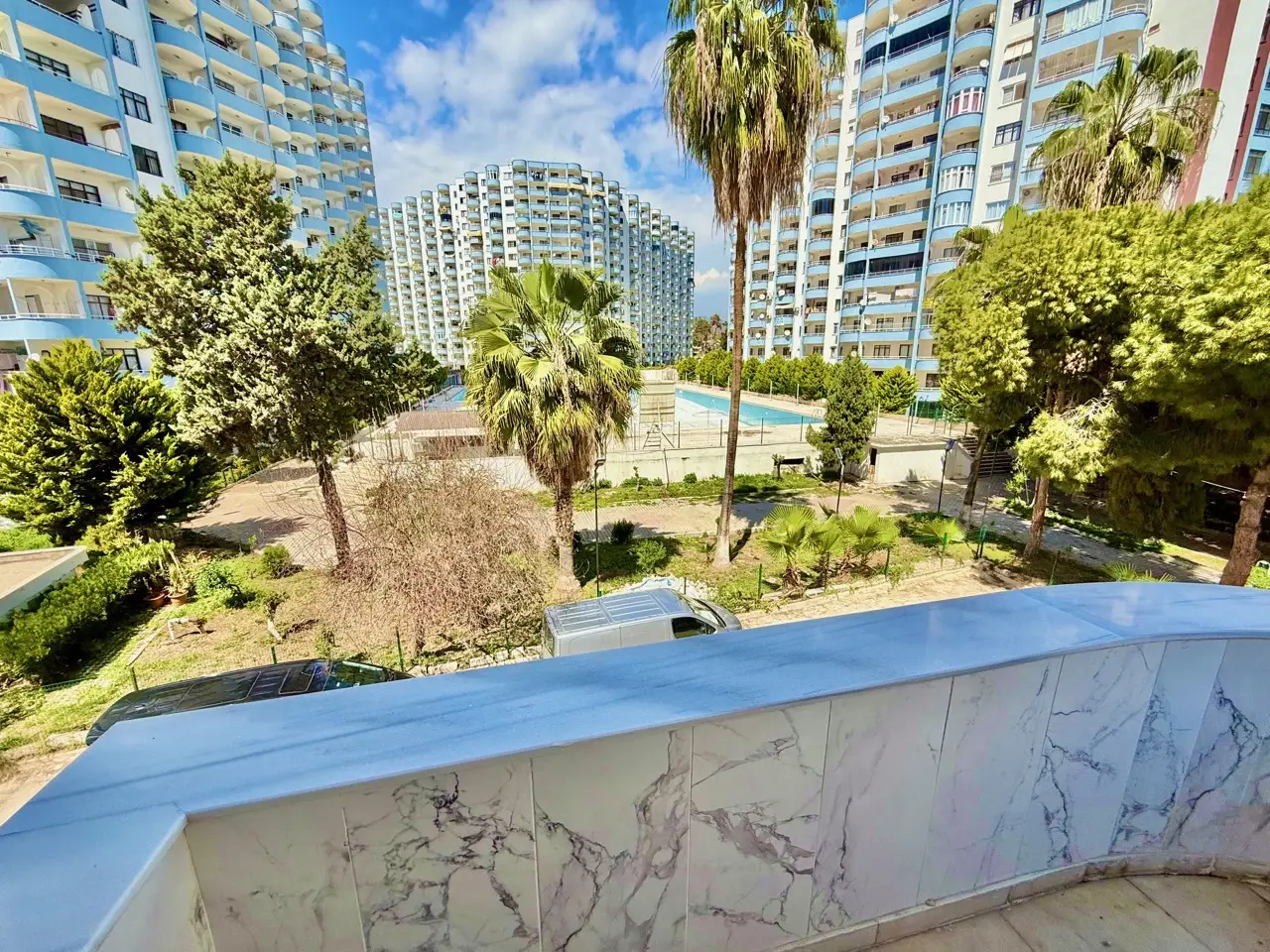 Дуплекс под гражданство с видом на море в Мерсине, Мезитли - DUBCH41v