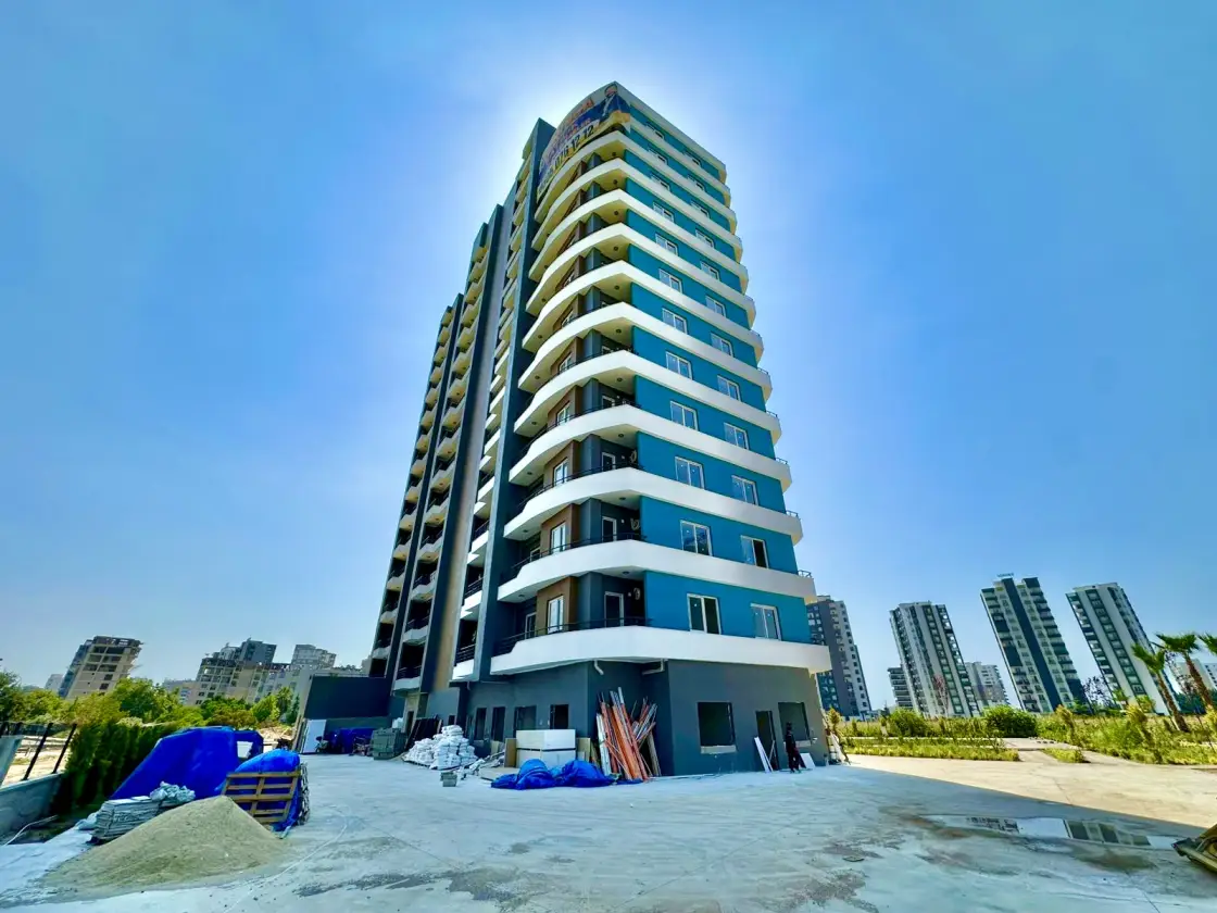 Seafront apartment with natural gas, 1+1, Tece , Mersin - ESA11
